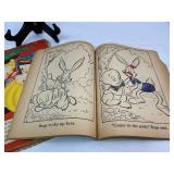 Vintage Coloring Book Lot