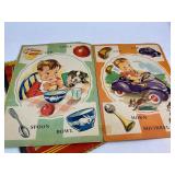 Vintage Coloring Book Lot