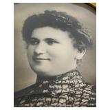 Three Antique Oval Convex Glass Portrait Pictures