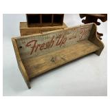 7up Wood Crate Shelf and 2 Trinket Display Shelves