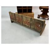 7up Wood Crate Shelf and 2 Trinket Display Shelves