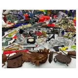 Misc Vintage Toy Junk Drawer Box Lot