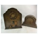 Antique Mayfair Radio and Speaker