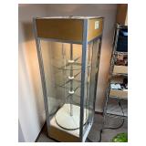 Glass Rotating Display Cabinate