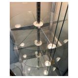Glass Rotating Display Cabinate