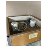 Glass Rotating Display Cabinate