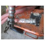 Walker Equipment Fireproofing foam sprayer with Hose Reel, cold spray other material as well - Orange Cart