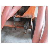 Walker Equipment Fireproofing foam sprayer with Hose Reel, cold spray other material as well - Orange Cart