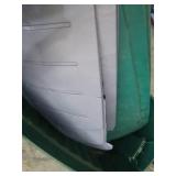Green Plastic Trash Bin with Lid & Gray Storage Bin - 2-Piece Garage Set