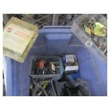Assorted Zinc-Plated Hardware - Nuts, Bolts, Washers & Chain