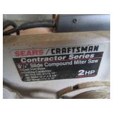 Craftsman Contractor Series 8-1/4" Sliding Compound Miter Saw - 2 HP