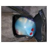 Brunswick Bowling Ball in Black Rolling Bag with Wheels