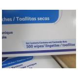 (A-3) 4 Boxes of Dry Wipes 500 per ...