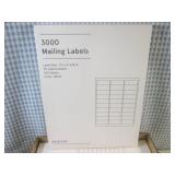 (CSB) 5 - 3000-Count Mailing Labels...