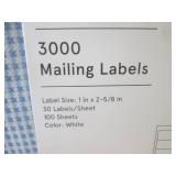 (CSB) 5 - 3000-Count Mailing Labels...