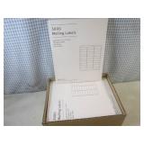 (CSB) 5 - 3000-Count Mailing Labels...