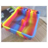 (BS) 12 Silicone Pyramid Ashtrays 2...