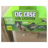 (BS) 12 USB Lighter Cigarette Cases...