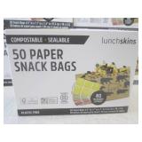 (CS) 5 - 50-Count Paper Snack Bags ...