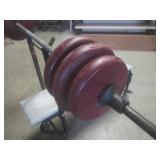(FRNT) DP Weight Bench with Weights...