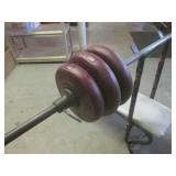 (FRNT) DP Weight Bench with Weights...