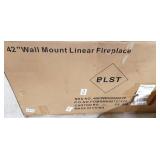 42" Wall mount linear Fireplace