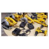 18V Dewalt Tools and case