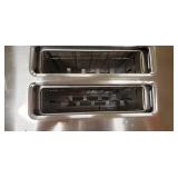 Stainless steel 2 slice toaster