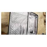 Luggage and 2 foldable resin double square hamper