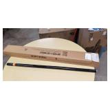 4 Plastic coated fluorescent black lamps