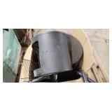 Royal Gourmet 30 inch charcoal grill with offset smoker used