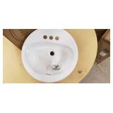 Brand new bathroom sink