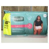 Depend Fresh Protection Adult Diapers, 28pc