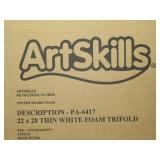 Set of 5 Art Skills - 22 x 28 thin white foam trifold