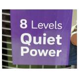 Honeywell QuietSet 8-Speed Oscillating Tower Fan Black HYF290B: Programmable Timer, Quiet Operation