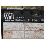 Main Street Wall Creations - Removable Tile Decal (Aprox 30Sq Ft)