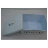 Vintage metal bread box