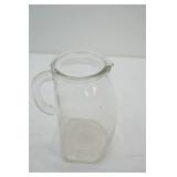 Vintage Glasco Glass Measuring Pitcher. "pot belly" style