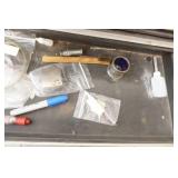 Red Metal Tool Box