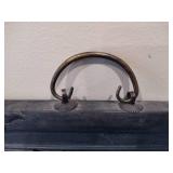 Chinese Mountain River Porcelain Blue & White Carved Wood Large Wall Panels