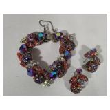 *RARE* Juliana D&E Harlequin Multicolor Bracelet & Earring Set