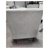 Two Gray Side Chairs