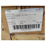 Luis Angellis "Pears in Urn" Framed Art