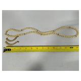 1/20 14K GF Pearl Necklace & Matching Earrings