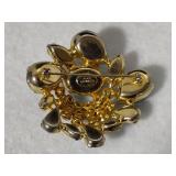 Alice Caviness Oil Slick Stone Brooch