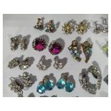 Vintage Earrings Lot #4 - Bling Assortment