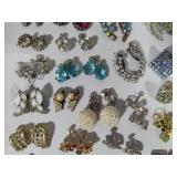 Vintage Earrings Lot #4 - Bling Assortment