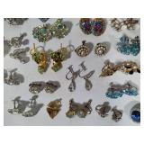 Vintage Earrings Lot #4 - Bling Assortment