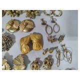 Vintage Earrings Lot #3 - Silver & Gold Tone Assortment