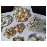 925 Sterling & Stauer Pearl Necklaces, Brooches & Earrings
